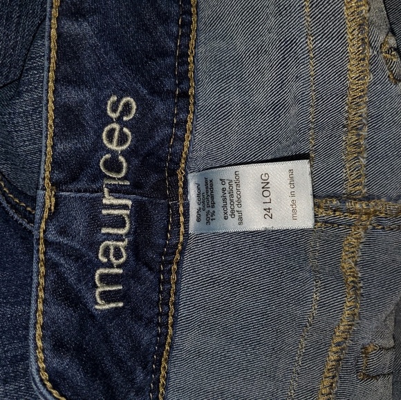 Maurice's straight leg long denim jeans - Picture 2 of 2